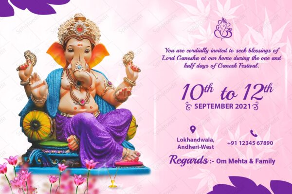 Ganesh Chaturthi - invite